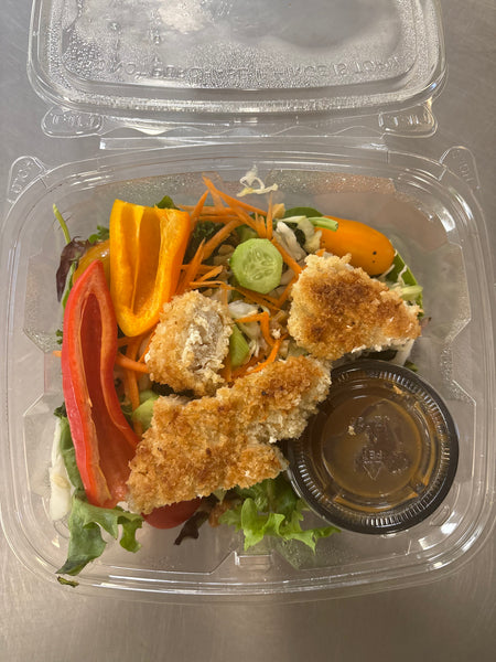 Asian Panko Chicken Power Greens Salad