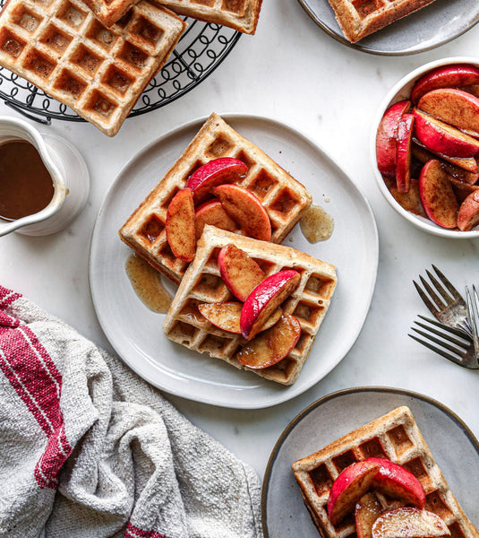 Apple Pie Surprise Belgium Protein Waffle