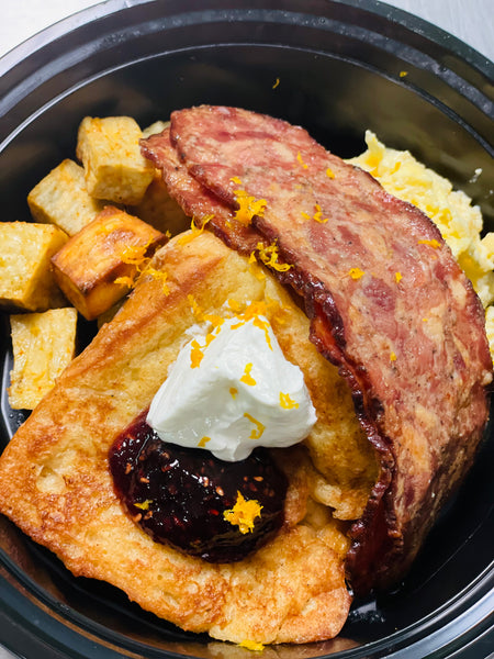 French Toast Cinnamon Apple Craisan Oatmeal Bowl