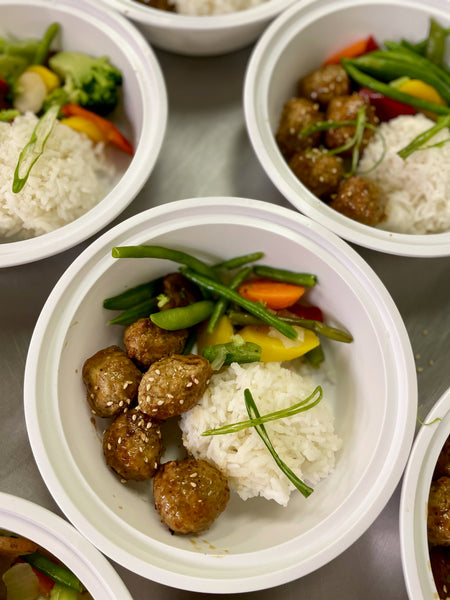Pineapple Teriyaki Beef Meatballs
