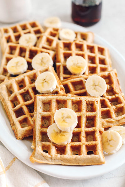 Lemon Banana Cream Protein Waffle