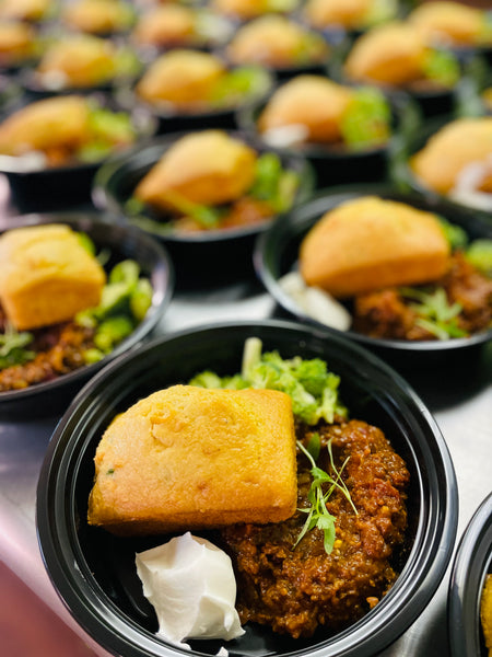 Beef Chili and Cornbread