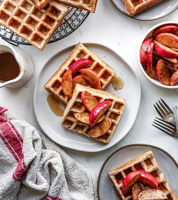 Apple Pie Surprise Belgium Protein Waffle